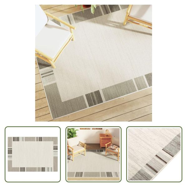 The Living Store Tappeto Per Interni Ed Esterni Multicolore 160X230 Cm Antiscivolo-image