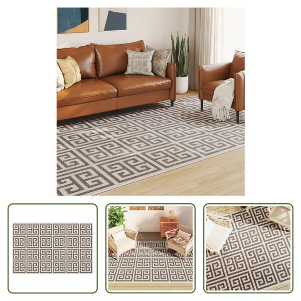 The Living Store Tappeto Per Interni Ed Esterni Multicolore 190X300 Cm Antiscivolo-image
