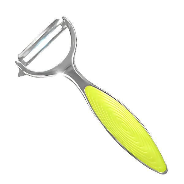 Pelaverdure E Frutta In Acciaio Inox Verde - Ideale Per Ogni Cucina-image
