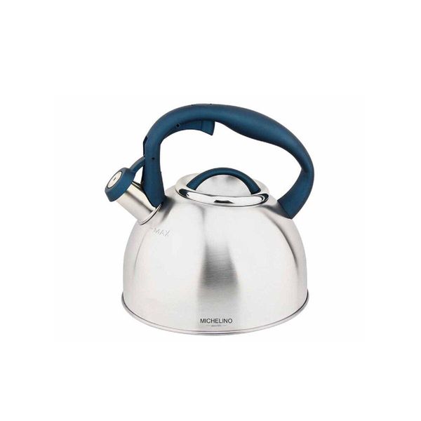 Michelino Bollitore Flute 2,5L In Acciaio Inox Adatto A Tutti I Tipi Di Cucina Benzina-image