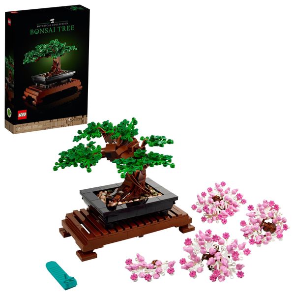 Lego Icons Bonsai Tree Set Per Adulti, Set Di Decorazioni Per La Casa Con Fiori, Progetti Fai Da Te, Attività Creative Rilassanti, Idea Regalo Per Donne, Uomini, Lui E Lei, Collezione Botanica 10281-image
