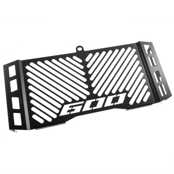 Copriradiatore Zieger Compatibile Con Honda Cbf 600 Design Logo Nero-image