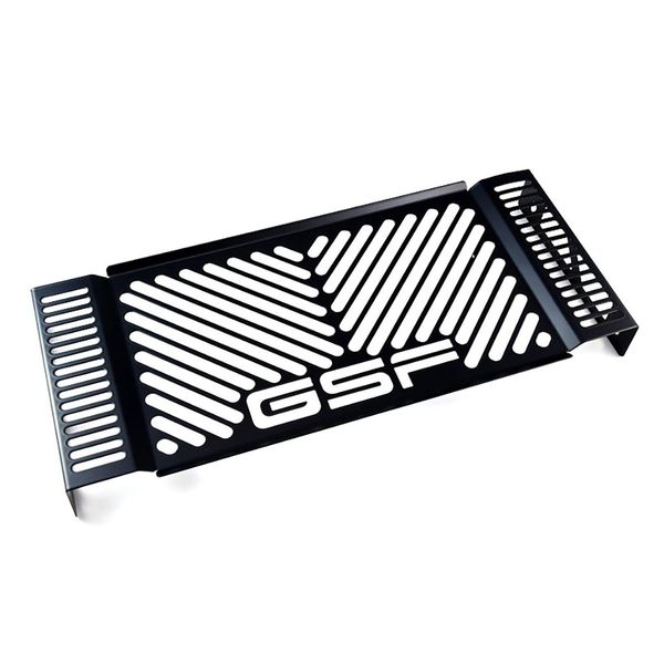Copriradiatore Zieger Compatibile Con Suzuki Gsf 650 Bandit Design Logo Nero-image