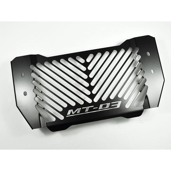 Copriradiatore Zieger Compatibile Con Yamaha MT-03 Design Logo Nero-image