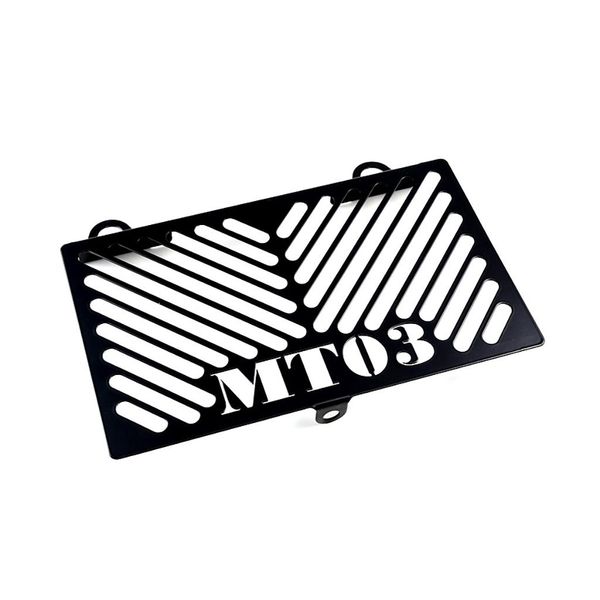 Copriradiatore Zieger Compatibile Con Yamaha MT-03 Design Logo Nero-image