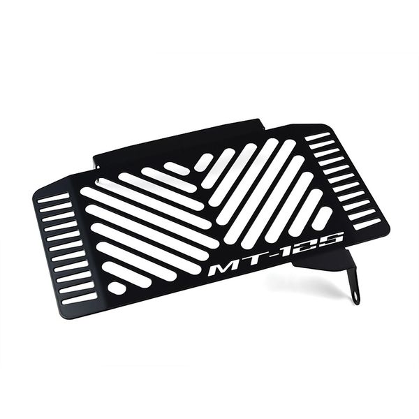 Copriradiatore Zieger Compatibile Con Yamaha MT-125 Design Logo Nero-image