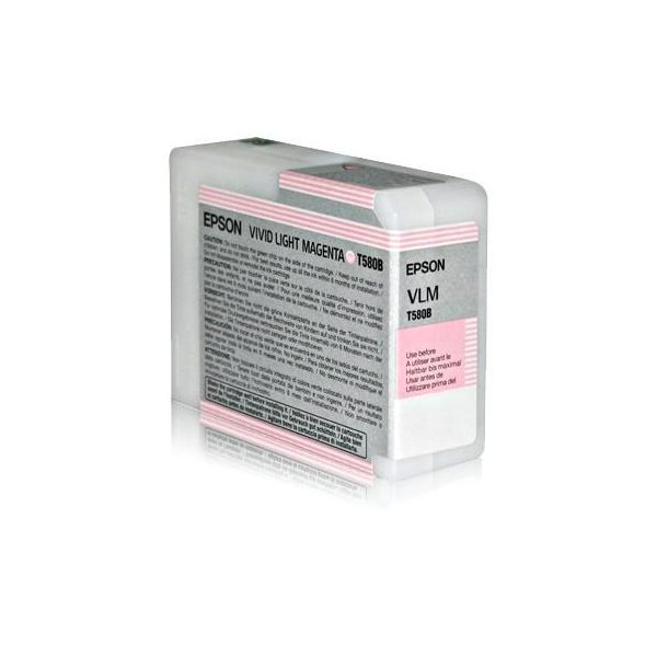 Original Epson Stylus Pro 3880 (C13T580B00 / T580B) Druckerpatrone Light Magenta-image