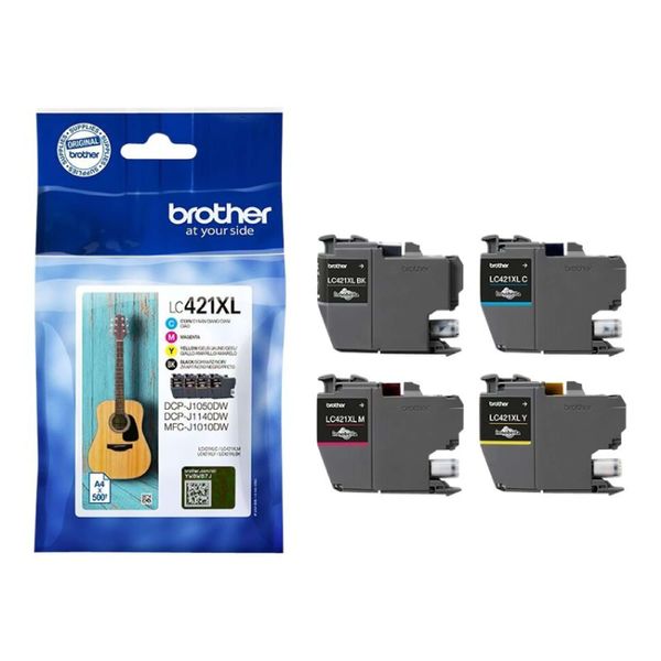Original Brother DCP-J 1800 Dw (LC-421XLVAL) Druckerpatrone Multipack-image