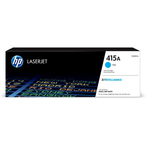 Original Hp Color Laserjet Pro M 479 Dw (W2031A / 415A) Toner Cyan-image