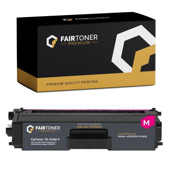 Premium Kompatibel FüR Brother MFC-L 8690 Cdw (TN-423M) Toner Magenta-image