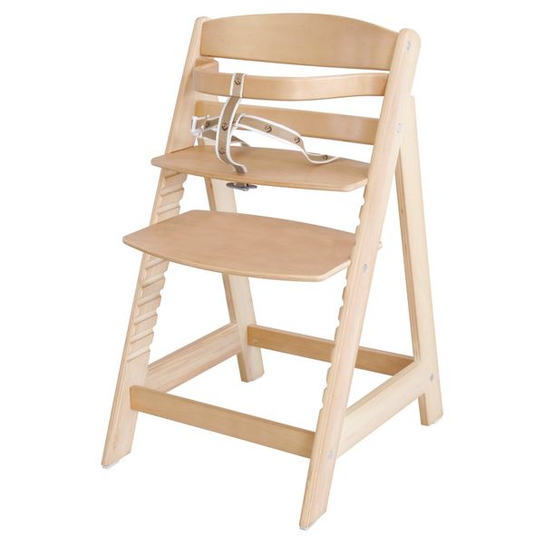 Roba Sit Up Iii Seggiolone Per Scale, Cresce Con Il Bambino Fino A Diventare Una Sedia Per Ragazzi, Legno, Naturale-image
