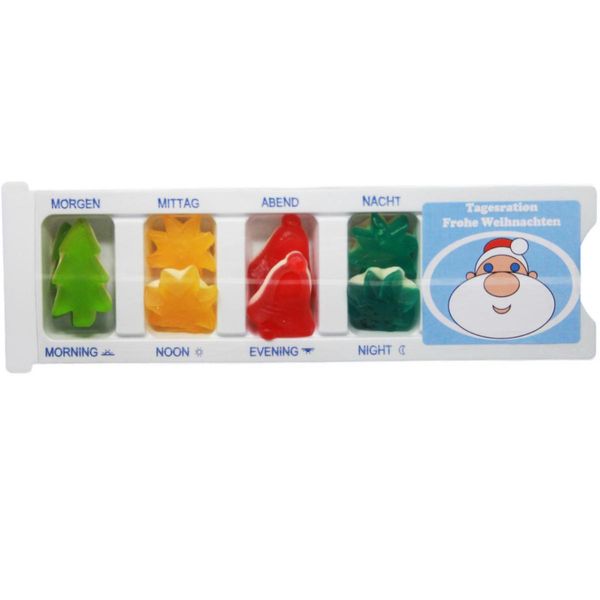 Scatola Di Compresse Di Babbo Natale Con Gelatina Di Frutta 25G-image