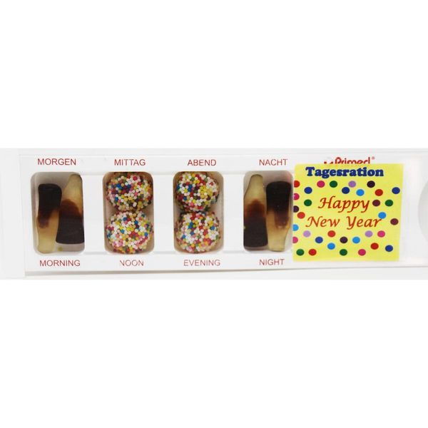 Scatola Di Compresse Di Buon Anno Con Gelatina Di Frutta 25G-image