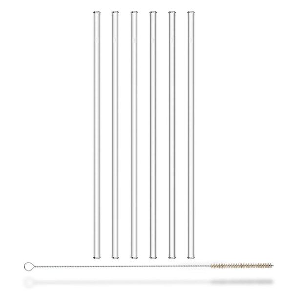 Halm Cannucce In Vetro Per Bottiglie Dritte 30Cm Estremamente Stabili 6 Pezzi-image