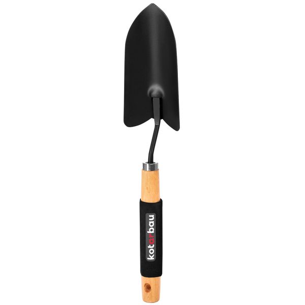 Kotarbau® Mini Pala Pala In Acciaio Per Fiori Pala A Mano Con Manico In Legno 37 Cm-image