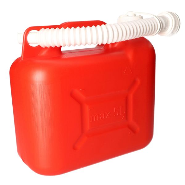 Tanica Di Plastica Kotarbau® Con Beccuccio Per Tutti I Tipi Di Carburante 5L-image