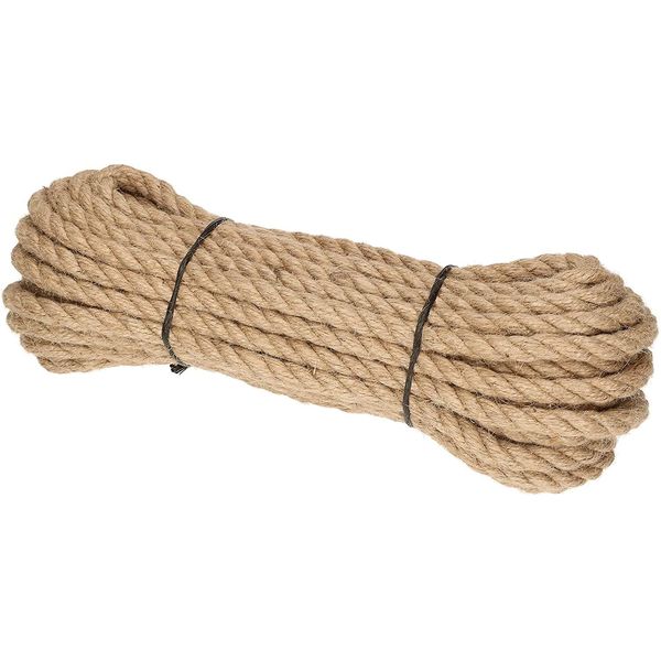 Kotarbau® Corda Di Iuta 12-50 M Ritorta Decorativa Per Sigillare Le Case Di Balle Di Legno-image