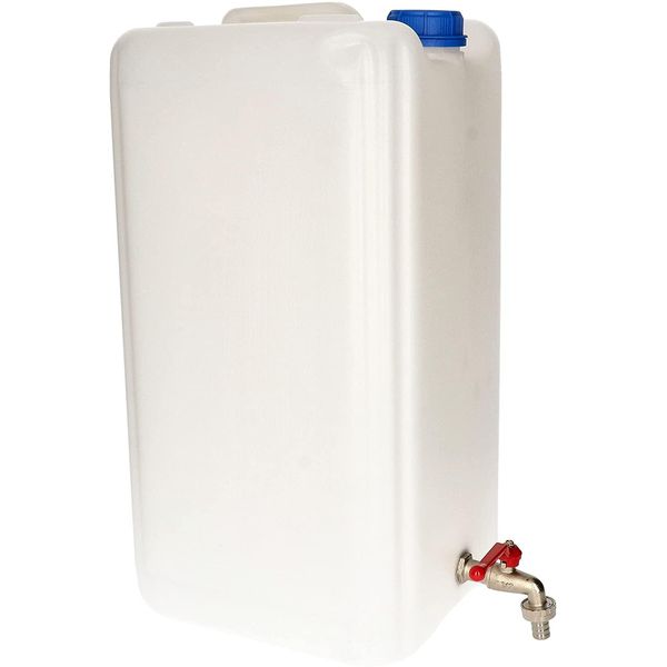 Kotarbau® Serbatoio In Plastica Per Acqua Potabile Con Rubinetto In Metallo 30 Litri-image
