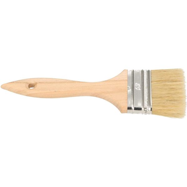 Kotarbau® Pennello Per Pittura Con Manico In Legno 63 Mm 1 Pz. Tutte Le Misure Pennelli Piatti Pennelli Per Smalti Mordenti Pennelli Per Pittura Vernice Vernici Acriliche Setole Resistenti Allo Strappo Lavabile Uni-image