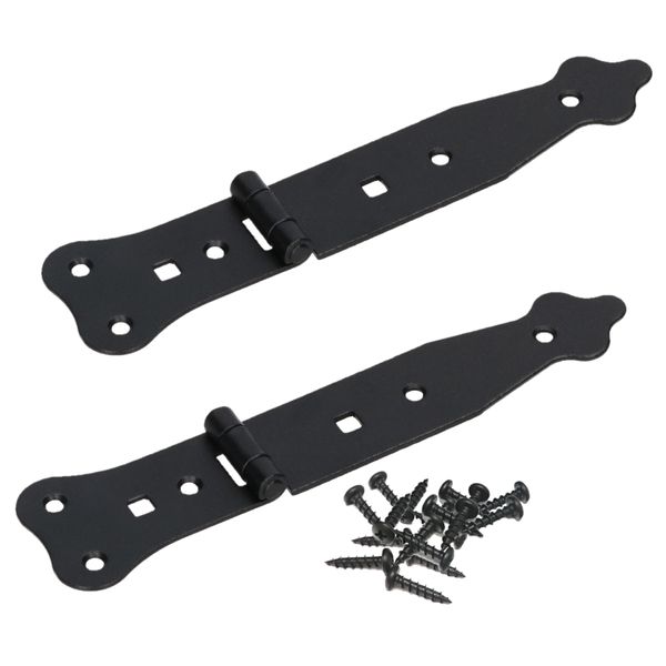 Kotarbau® Set Di 2 Cerniere Per Persiane 220 Mm Cerniera Per Cancello Stretta Cerniera Per Porta Elegante Di Altissima Qualità Cerniere A Croce Cerniera Per Cancello Da Giardino-image