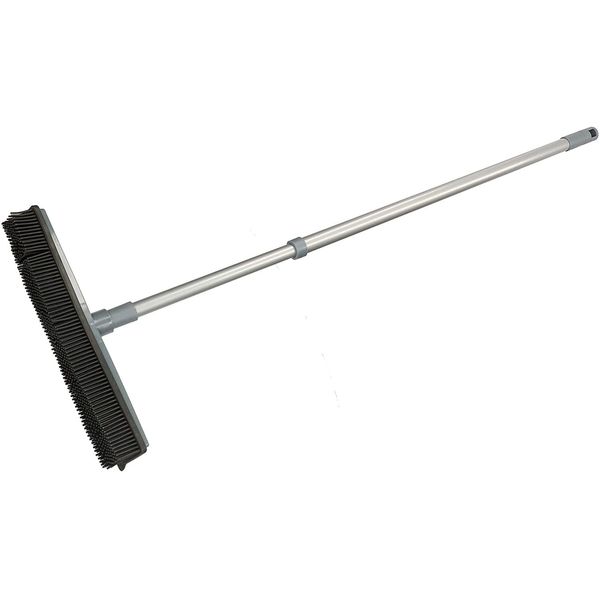 Spazzola Kotarbau® Con Setole In Gomma Per Spazzare I Capelli Con Spatola + Manico Telescopico-image