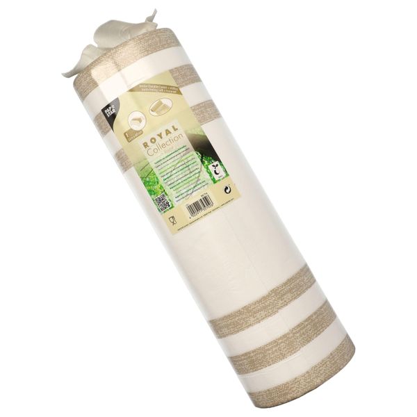 Papstar Runner Da Tavola In Tessuto Sabbia Pv Tissue Mix 24Mx40Cm Linee-image