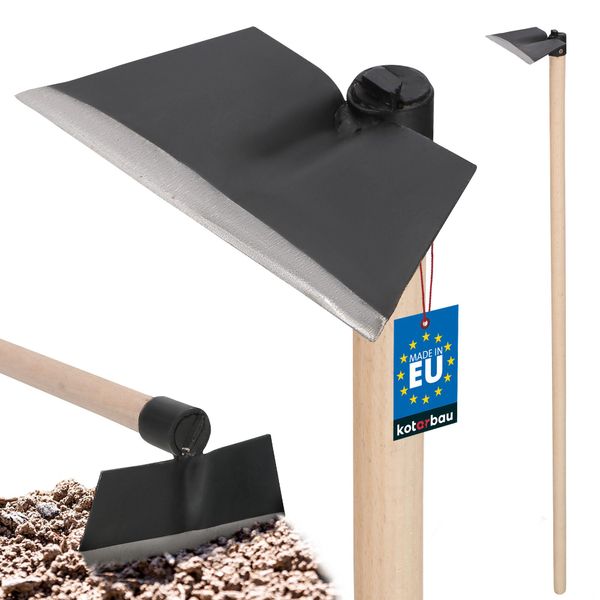 Kotarbau® Zappetta Da Giardino Trapezoidale Zappetta Con Manico 120 Cm Zappetta Per Erbacce Zappetta Per Piante-image
