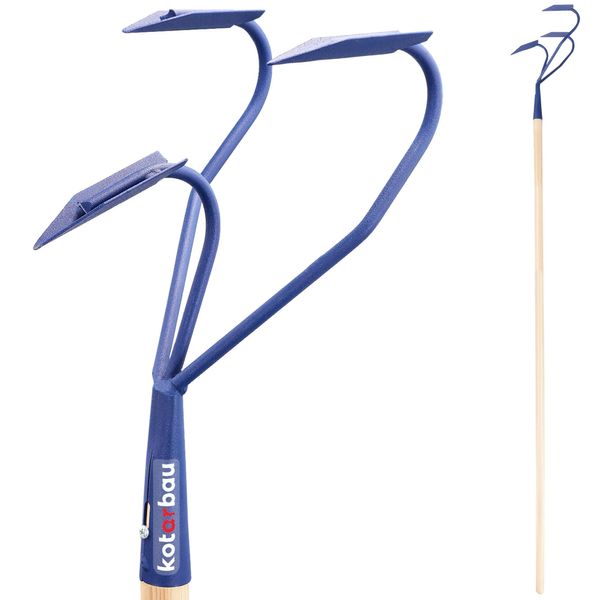 Kotarbau® Coltivatore A Mano Con Azioni 170 Cm Coltivatore Per Diserbo Coltivatore A Mano Con 3 Denti-image