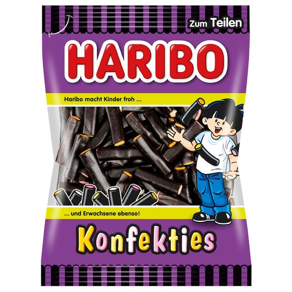 Haribo Konfekties Bastoncini Di Liquirizia Con Delizioso Ripieno Di Dolciumi 160G-image