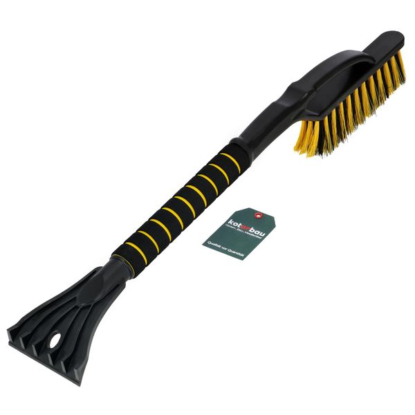 Kotarbau® Raschiaghiaccio Per Auto Con Scopa Da Neve Premium Abs 65Cm Antiscivolo Caldo Soft Grip Raschia Parabrezza Raschia Neve Auto Scopa Da Neve Raschiaghiaccio Auto Lungo Per Parabrezza E Finestrini Auto-image