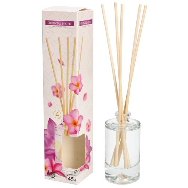 Kotarbau® Diffusore Di Fragranze Con Bastoncini Di Ratan 45 Ml Profumo Orientale Notturno Per La Casa E Per La Stanza Bottiglia Di Fragranza-image