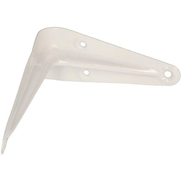 Kotarbau® Supporto Per Scaffale 100X75 Mm Supporto Per Scaffale Supporto Per Scaffale Per Montaggio A Parete Bianco-image