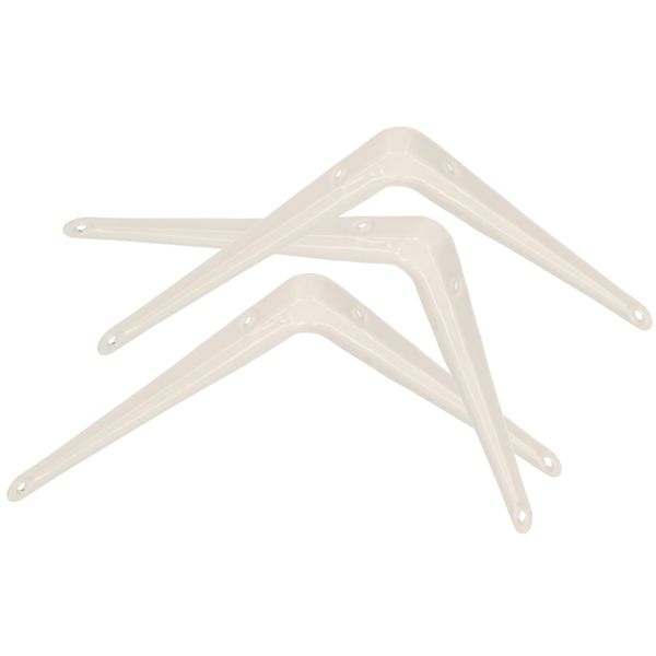 Kotarbau® Set Di 3 Mensole 150X125 Mm Mensole Per Montaggio A Parete Bianco-image