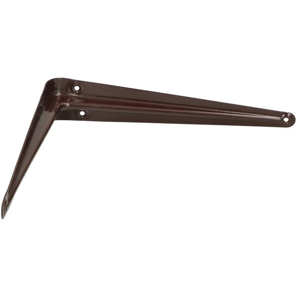 Kotarbau® Supporto Per Scaffale 250X200 Mm Supporto Per Scaffale Supporto Per Montaggio A Parete Marrone-image