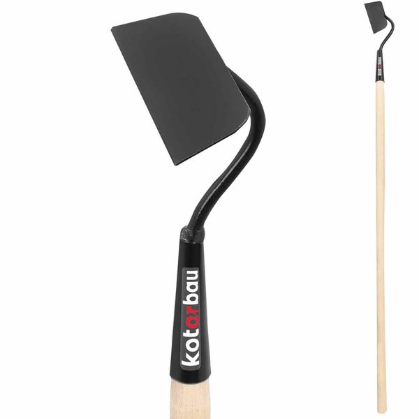 Kotarbau® Zappetta Da Giardino Per Diserbo E Trapianto Con Manico In Legno 180 Mm-image