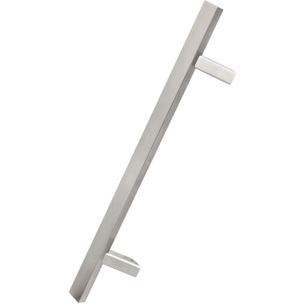 Kotarbau® Ferramenta Per Porte Esterne Maniglia Per Porta D'ingresso Monofacciale In Acciaio Inox Con Vite Turbo Inox A 45 Gradi 600X800 Mm-image