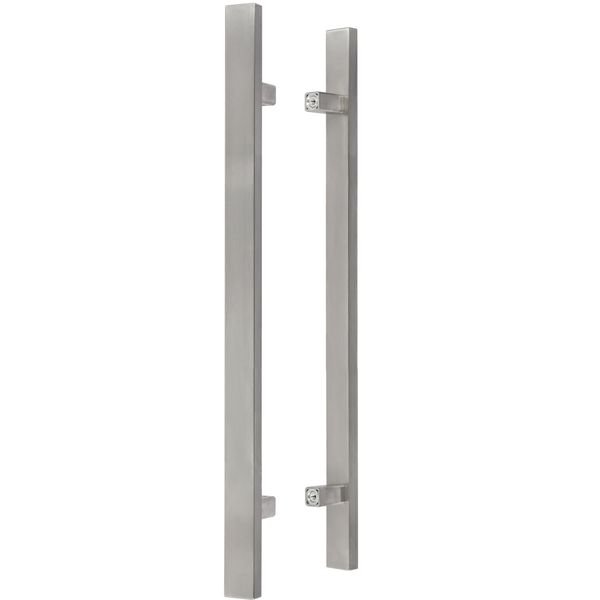 Kotarbau® Ferramenta Per Porte Esterne Maniglia Bifacciale Per Porte D'ingresso In Acciaio Inox Inox 90 Gradi 1200X1400 Mm-image