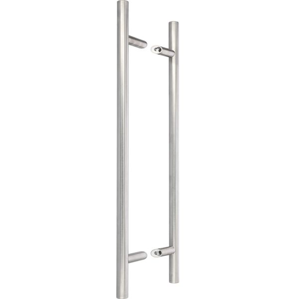 Kotarbau® Ferramenta Per Porte Esterne Maniglia Bifacciale Per Porte D'ingresso In Acciaio Inox A 45 Gradi 600X800 Mm-image