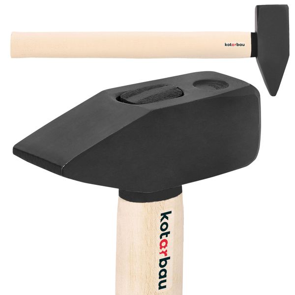 Martello Kotarbau® 3 Kg Con Gambo In Legno Martello In Acciaio 500 Mm Martello Da Ingegnere Strumento-image