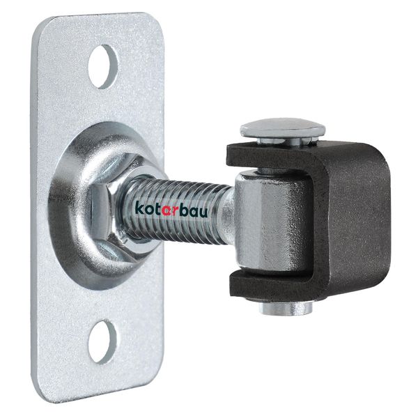 Kotarbau® Cerniera Per Porta Cerniere Per Porta Regolabili M12 Per Avvitamento Rettangolare 2 Fori S235JR Acciaio Zincato Cerniere Per Porta Argento Cerniera Regolabile Cerniere Per Porta Cerniera Per Porta Cerniera Per Porta-image