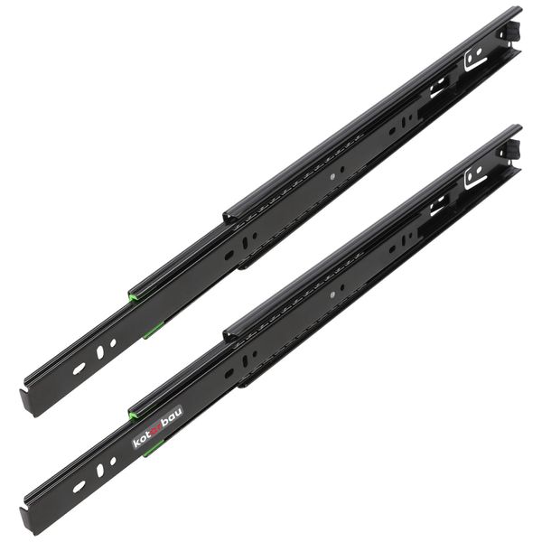 Kotarbau® 1 Coppia Di Guide A Estrazione Totale Guide Per Cassetti 400 Mm Guide Estraibili Per Cassetti Sistema Di Guide Guide Estraibili Guida Scorrevole Guida Per Cassetti-image
