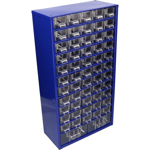 Kotarbau® Magazzino Per Minuteria In Metallo 55K2M Cassetta Di Smistamento Cassetta Per Minuteria Cassetta Di Stoccaggio Per Minuteria Blu Scuro-image