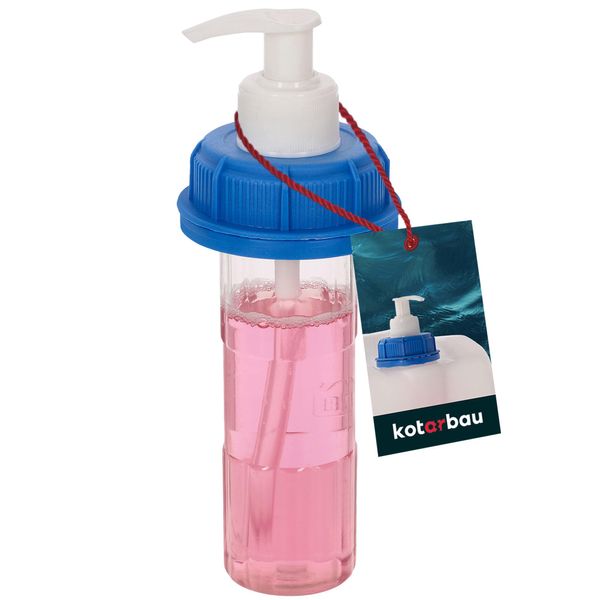 Kotarbau® Dispenser Di Sapone In Plastica Per Tanica 150 Ml Dispenser Di Sapone A Mano Set Di Pompe Dispenser Di Sapone Bottiglia Dispenser Dispenser Di Sapone Contenitore D'acqua Camping Cantiere-image