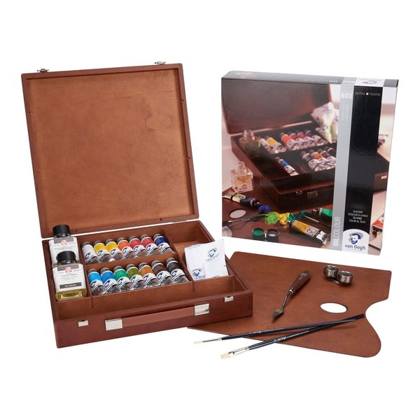 Royal Talens 2840100 Royal Talens Set Di Valigette In Legno Van Gogh Ispirazione Colore Ad Olio-image