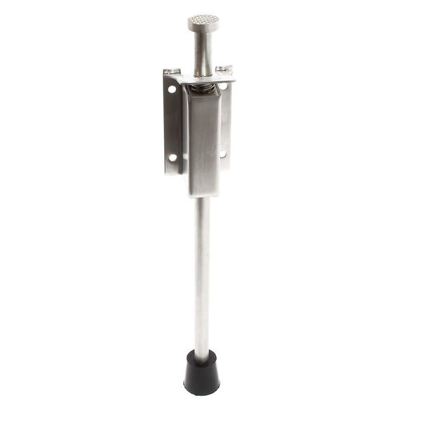 Fermaporta A Pedale 118-146 Mm Fermaporta In Acciaio Inox Fermaporta A Molla A Pavimento Freno Porta-image