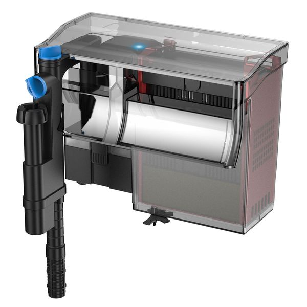 Sunsun CBG-800 Filtro Appeso Con Lampada Uvc, Filtro Appeso Da 800 L/H Per Acquari Fino A 190 L-image