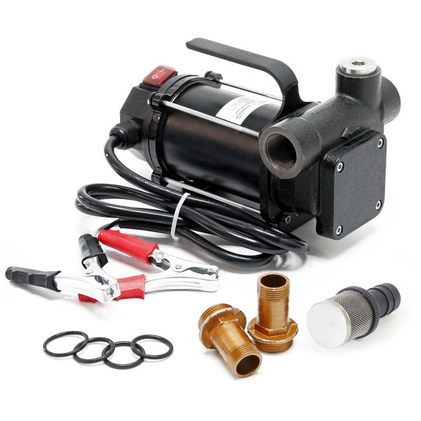 Pompa Wiltecdiesel 12 V, 550 W, 80 L/Min, Pompa Autoadescante Per Gasolio, Pompa Di Aspirazione Per Gasolio, Biodiesel, Gasolio Da Riscaldamento, Pompa Di Trasferimento Portatile Mobile-image
