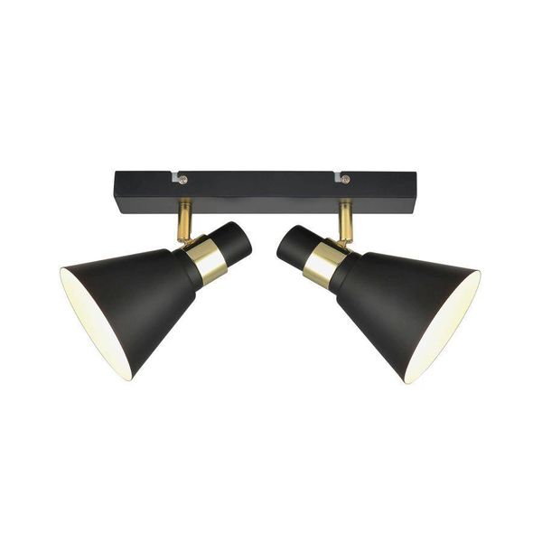 Italux Biagio Lampada Industriale Nera Da Parete E Soffitto MB-H16079M-2-image