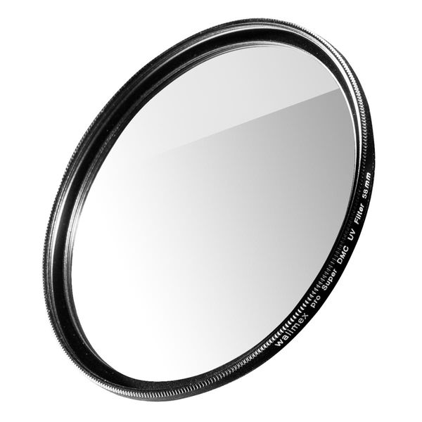 Walimex Pro Filtro Uv Slim Super Dmc 58 Mm - Filtro Uv Di Altissima Qualità Filtro Per Obiettivo-image