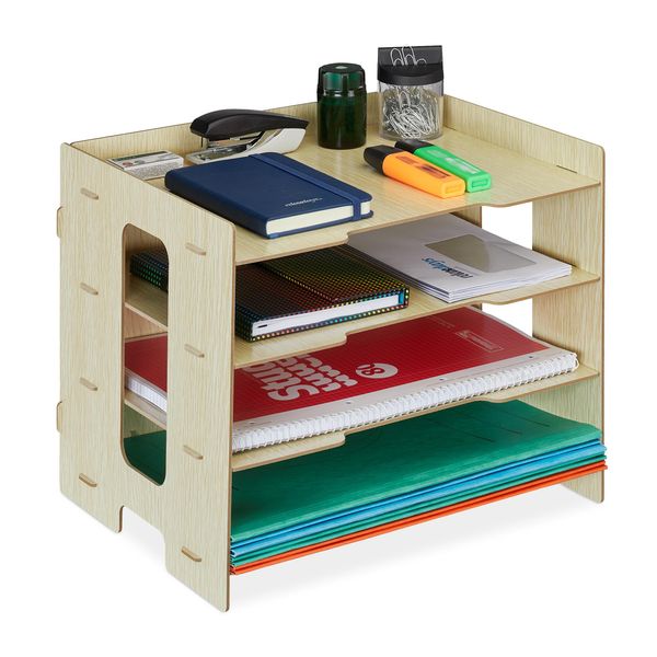Organizzatore Da Tavolo Con Scomparti RD42750, Beige-image